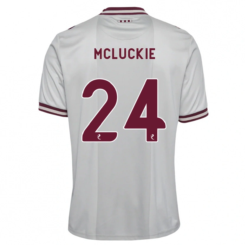 Danxen Herren Bobby Mcluckie #24 Weiß Burgunder Auswärtstrikot Trikot 2026/27 T-Shirt Schweiz
