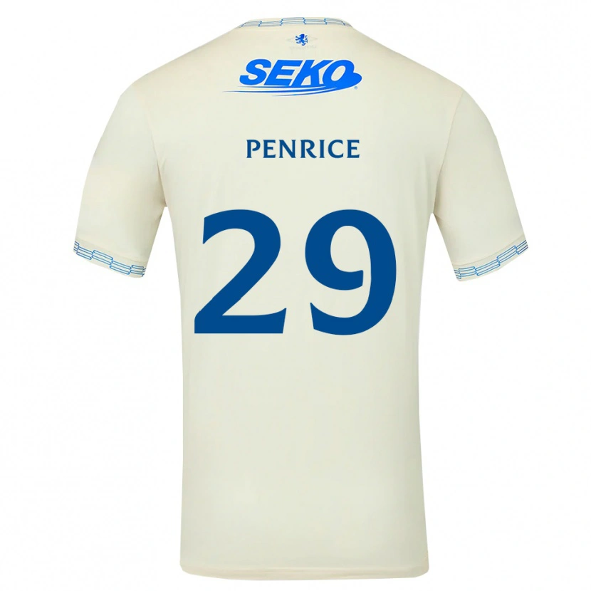 Danxen Herren James Penrice #29 Tiefseeblau Weiß Auswärtstrikot Trikot 2026/27 T-Shirt Schweiz