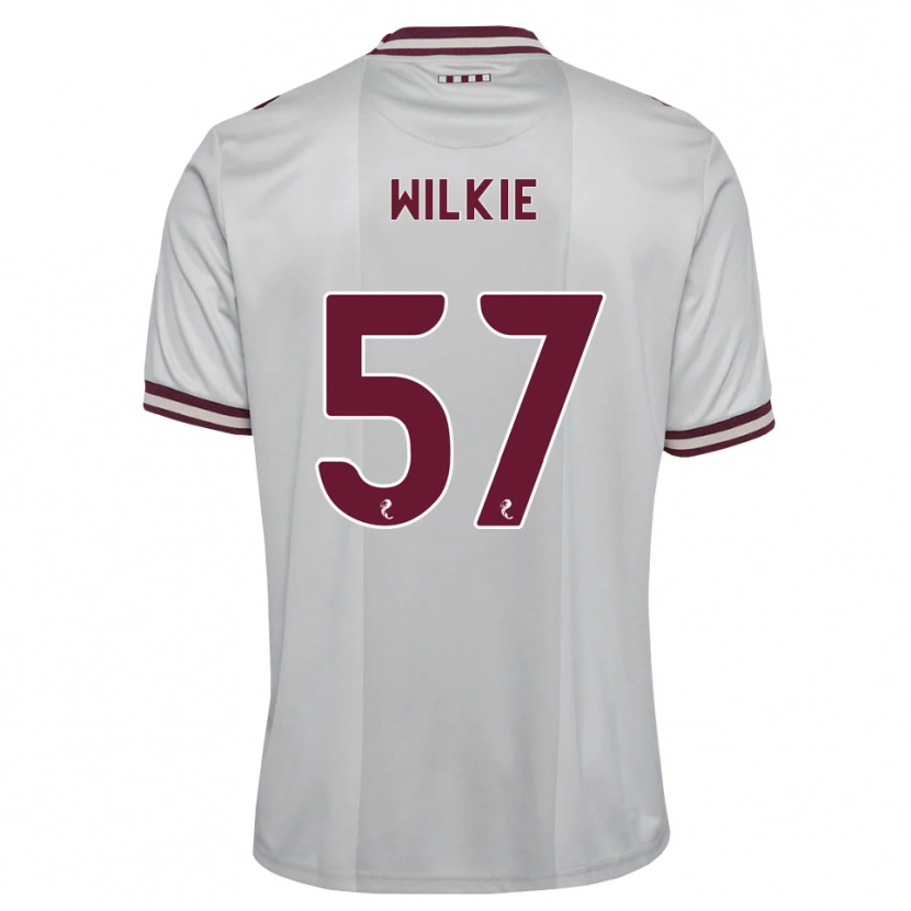 Danxen Herren Coupar Wilkie #57 Weiß Burgunder Auswärtstrikot Trikot 2026/27 T-Shirt Schweiz