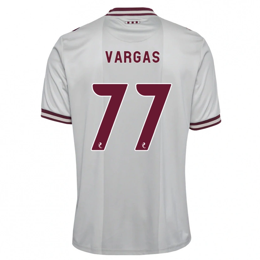 Danxen Herren Kenneth Vargas #77 Weiß Burgunder Auswärtstrikot Trikot 2026/27 T-Shirt Schweiz