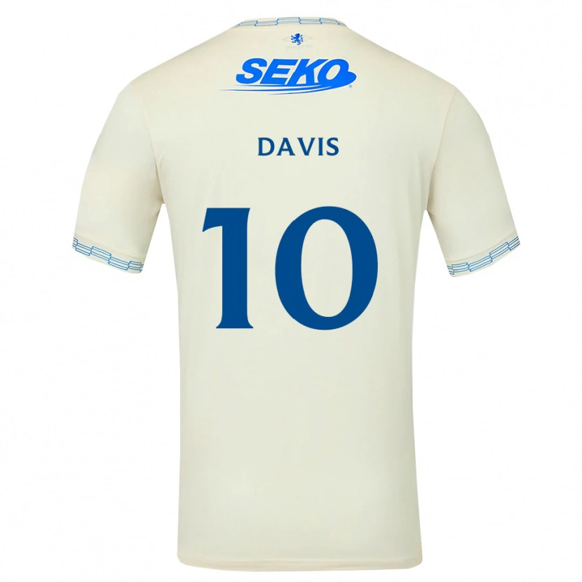Danxen Herren Steven Davis #10 Tiefseeblau Weiß Auswärtstrikot Trikot 2026/27 T-Shirt Schweiz