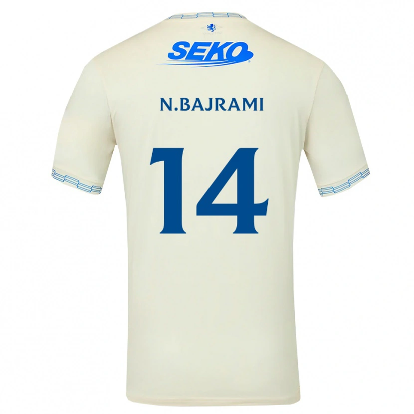 Danxen Herren Nedim Bajrami #14 Tiefseeblau Weiß Auswärtstrikot Trikot 2026/27 T-Shirt Schweiz