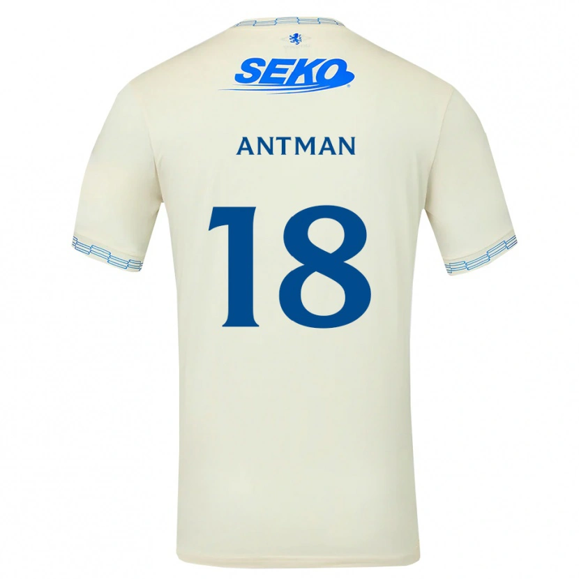 Danxen Herren Oliver Antman #18 Tiefseeblau Weiß Auswärtstrikot Trikot 2026/27 T-Shirt Schweiz