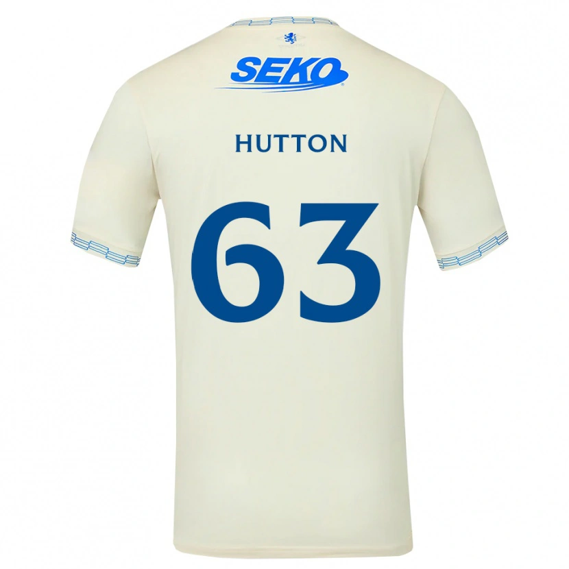 Danxen Herren Zander Hutton #63 Tiefseeblau Weiß Auswärtstrikot Trikot 2026/27 T-Shirt Schweiz