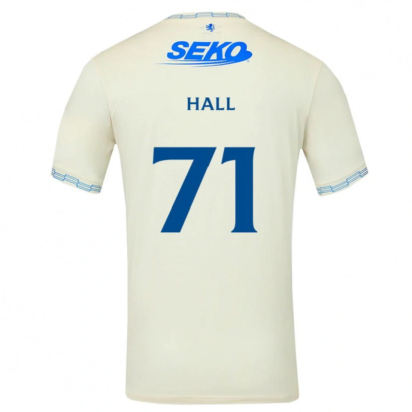Danxen Herren Ruaridh Hall #71 Tiefseeblau Weiß Auswärtstrikot Trikot 2026/27 T-Shirt Schweiz