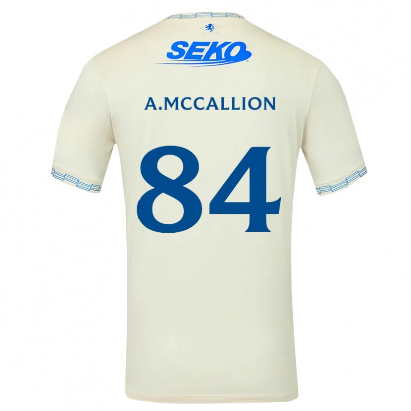 Danxen Herren Aiden Mccallion #84 Tiefseeblau Weiß Auswärtstrikot Trikot 2026/27 T-Shirt Schweiz