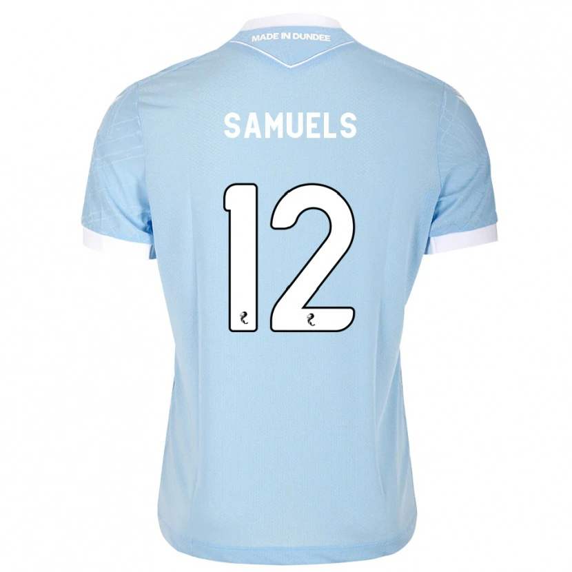 Danxen Herren Imari Samuels #12 Himmelblau Weiß Auswärtstrikot Trikot 2026/27 T-Shirt Schweiz