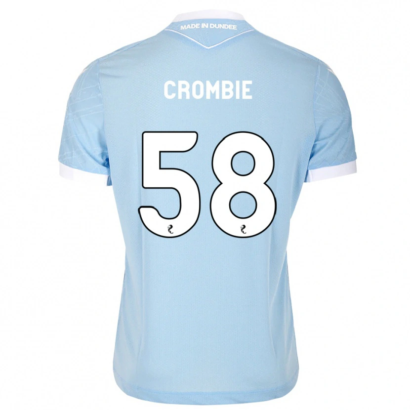 Danxen Herren Ethan Crombie #58 Himmelblau Weiß Auswärtstrikot Trikot 2026/27 T-Shirt Schweiz