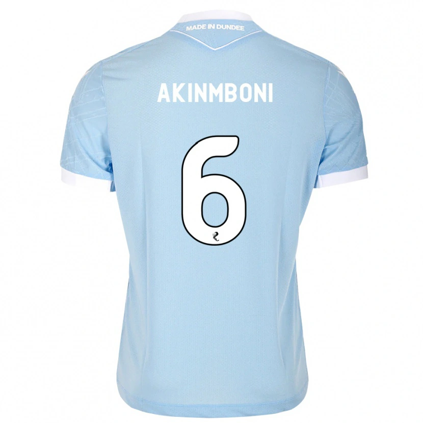 Danxen Herren Matai Akinmboni #6 Himmelblau Weiß Auswärtstrikot Trikot 2026/27 T-Shirt Schweiz