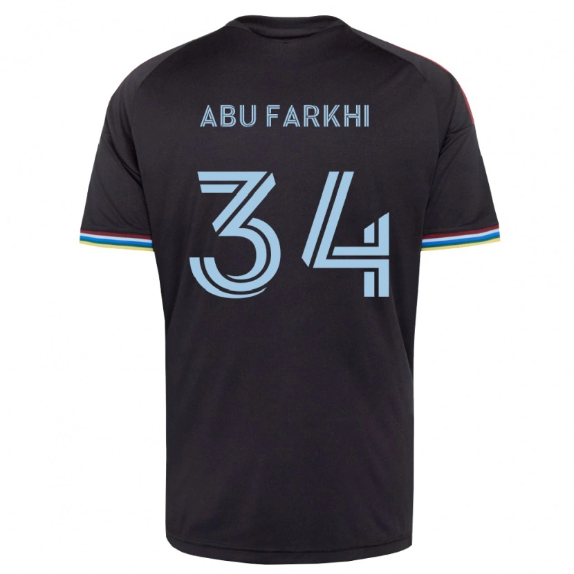 Danxen Herren Sayed Abu Farkhi #34 Schwarz Himmelblau Heimtrikot Trikot 2026/27 T-Shirt Schweiz