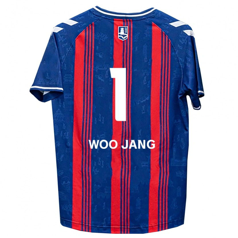 Danxen Damen Woo-Jang Jo #1 Blau Rot Weiß Heimtrikot Trikot 2026/27 T-Shirt Schweiz