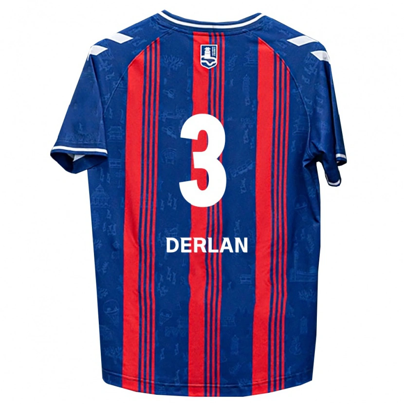 Danxen Damen Derlan De Oliveira Bento #3 Blau Rot Weiß Heimtrikot Trikot 2026/27 T-Shirt Schweiz