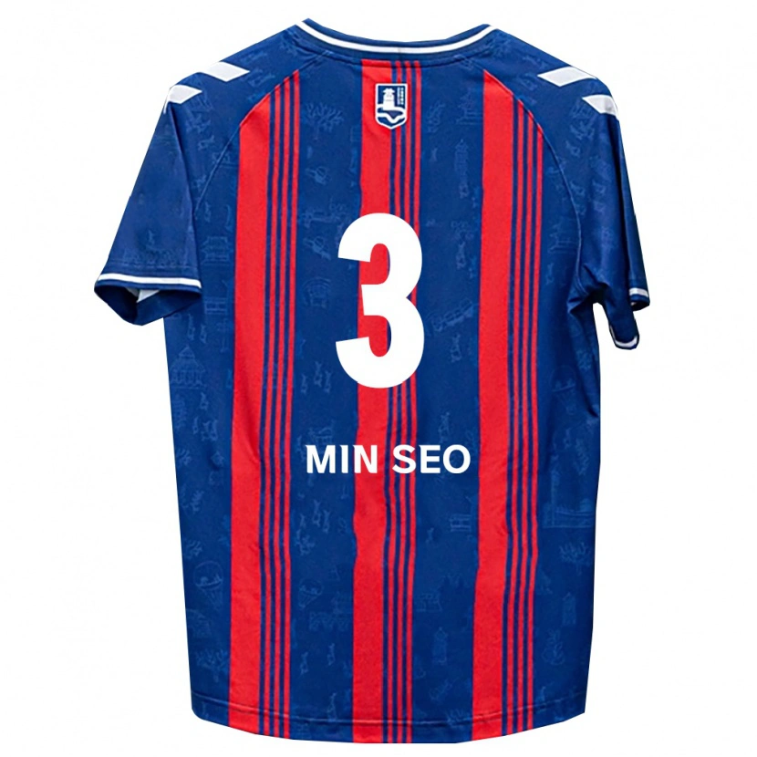 Danxen Damen Min-Seo Park #3 Blau Rot Weiß Heimtrikot Trikot 2026/27 T-Shirt Schweiz