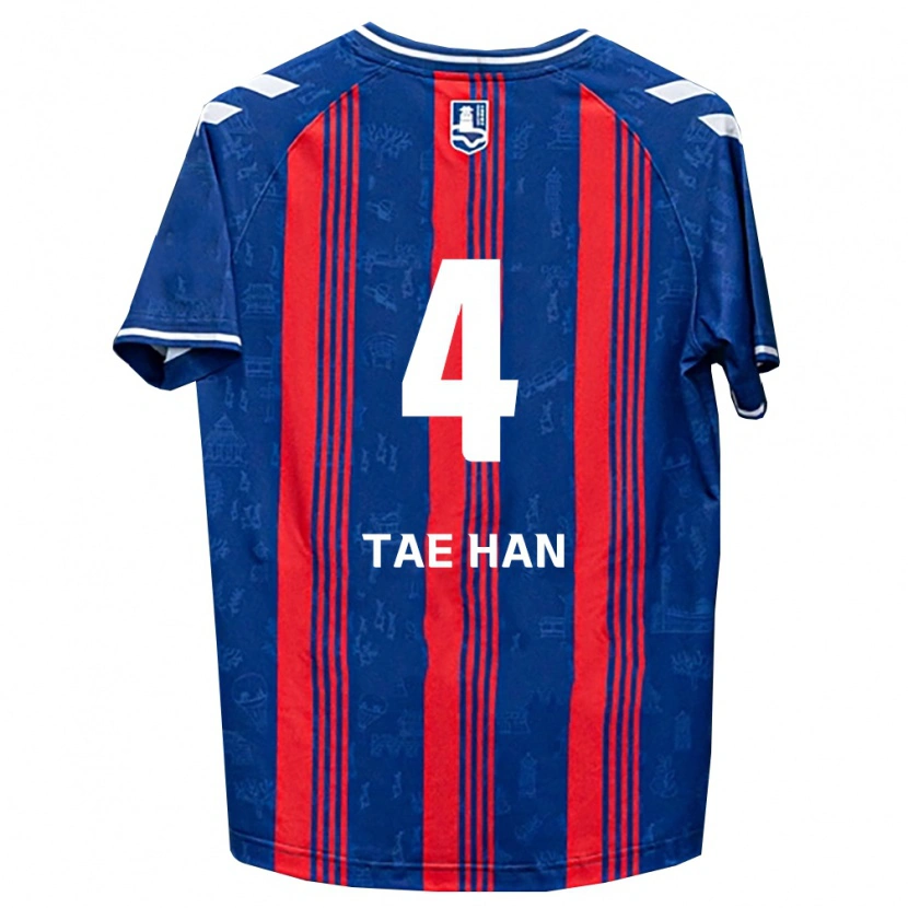 Danxen Damen Tae-Han Kim #4 Blau Rot Weiß Heimtrikot Trikot 2026/27 T-Shirt Schweiz