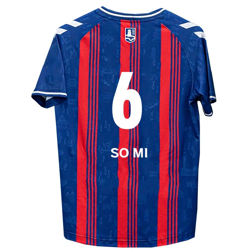 Danxen Damen So-Mi Choi #6 Blau Rot Weiß Heimtrikot Trikot 2026/27 T-Shirt Schweiz
