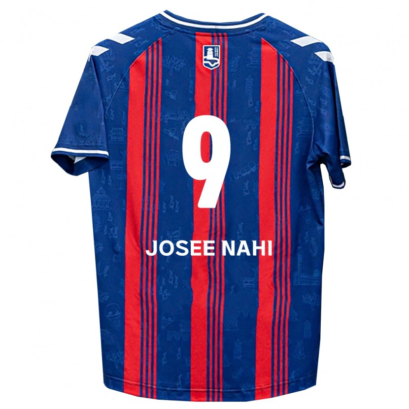 Danxen Damen Josée Nahi #9 Blau Rot Weiß Heimtrikot Trikot 2026/27 T-Shirt Schweiz
