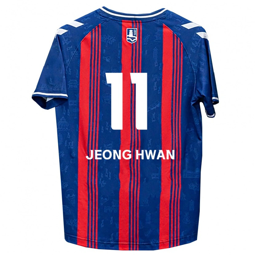 Danxen Damen Jeong-Hwan Kim #11 Blau Rot Weiß Heimtrikot Trikot 2026/27 T-Shirt Schweiz