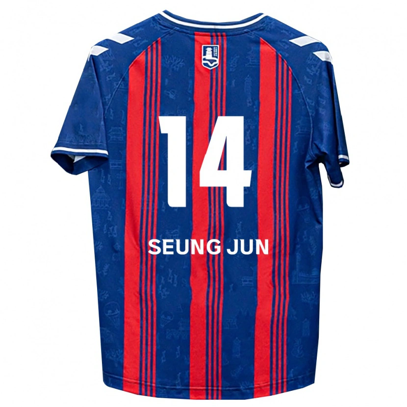 Danxen Damen Seung-Jun Yeom #14 Blau Rot Weiß Heimtrikot Trikot 2026/27 T-Shirt Schweiz