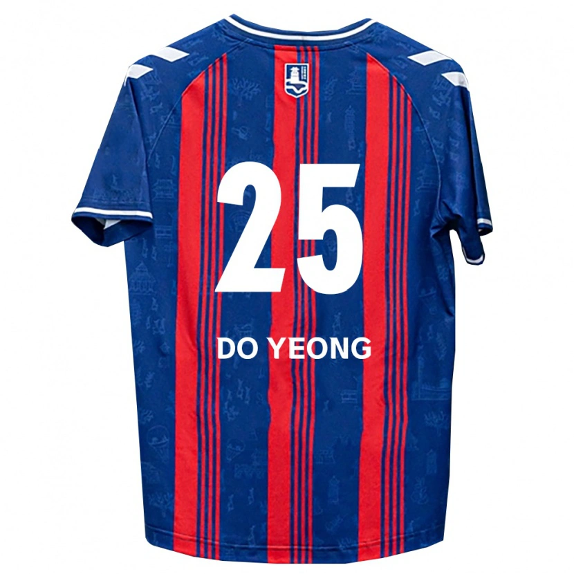 Danxen Damen Do-Yeong Kwon #25 Blau Rot Weiß Heimtrikot Trikot 2026/27 T-Shirt Schweiz