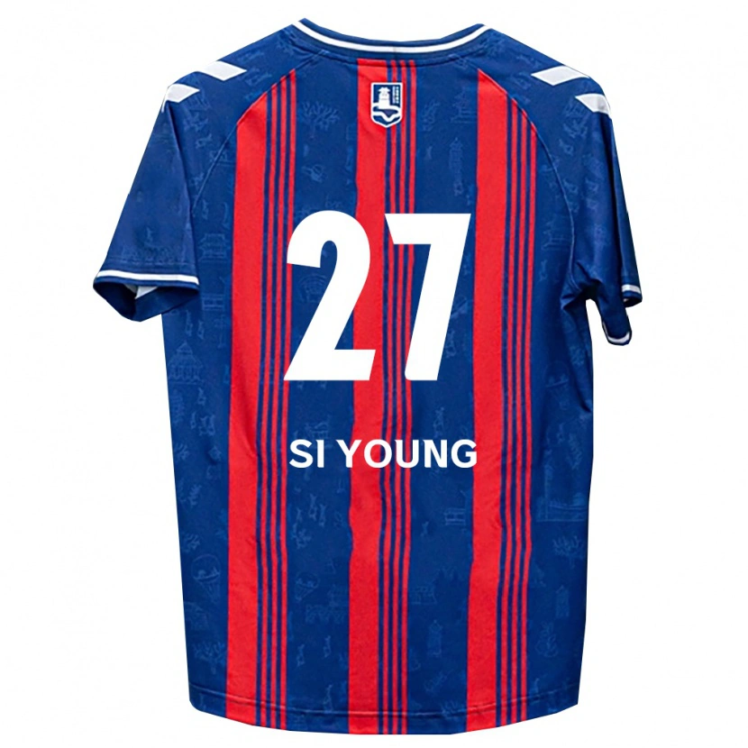 Danxen Damen Si-Young Lee #27 Blau Rot Weiß Heimtrikot Trikot 2026/27 T-Shirt Schweiz