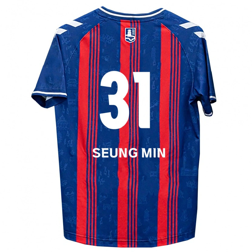 Danxen Damen Seung-Min Baek #31 Blau Rot Weiß Heimtrikot Trikot 2026/27 T-Shirt Schweiz