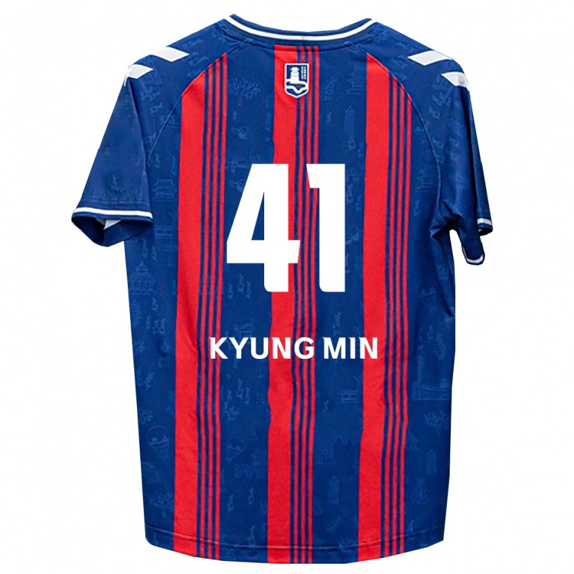 Danxen Damen Kyung-Min Lee #41 Blau Rot Weiß Heimtrikot Trikot 2026/27 T-Shirt Schweiz