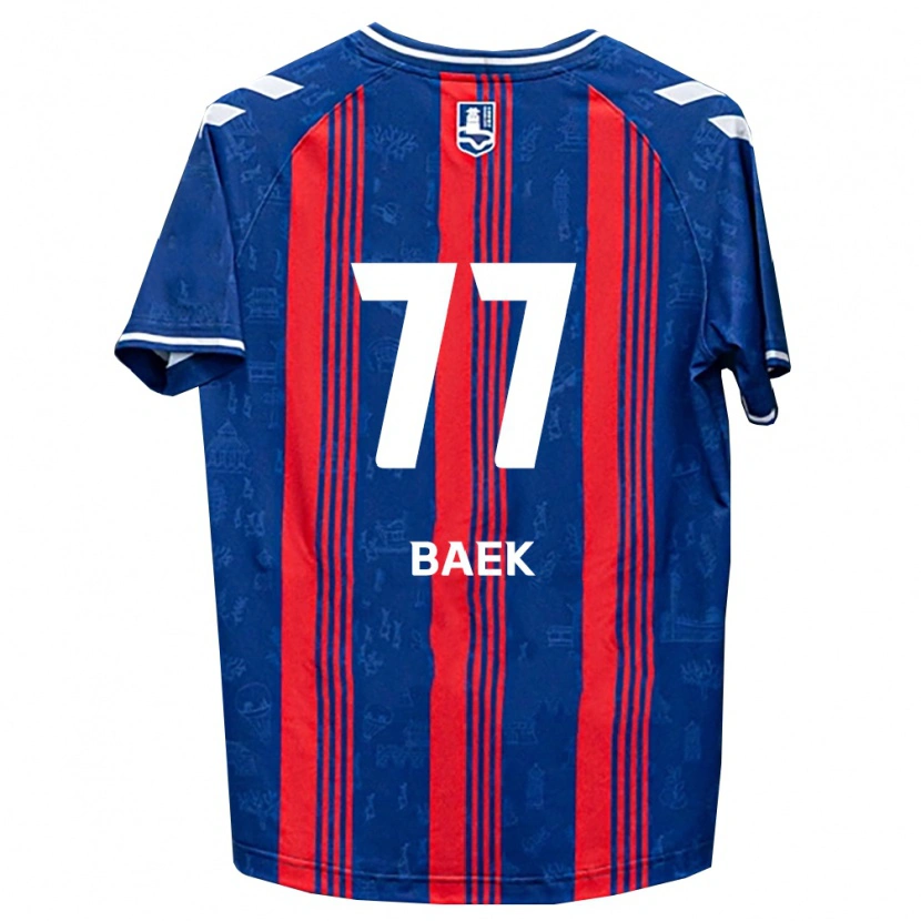 Danxen Damen Kyeong Baek #77 Blau Rot Weiß Heimtrikot Trikot 2026/27 T-Shirt Schweiz