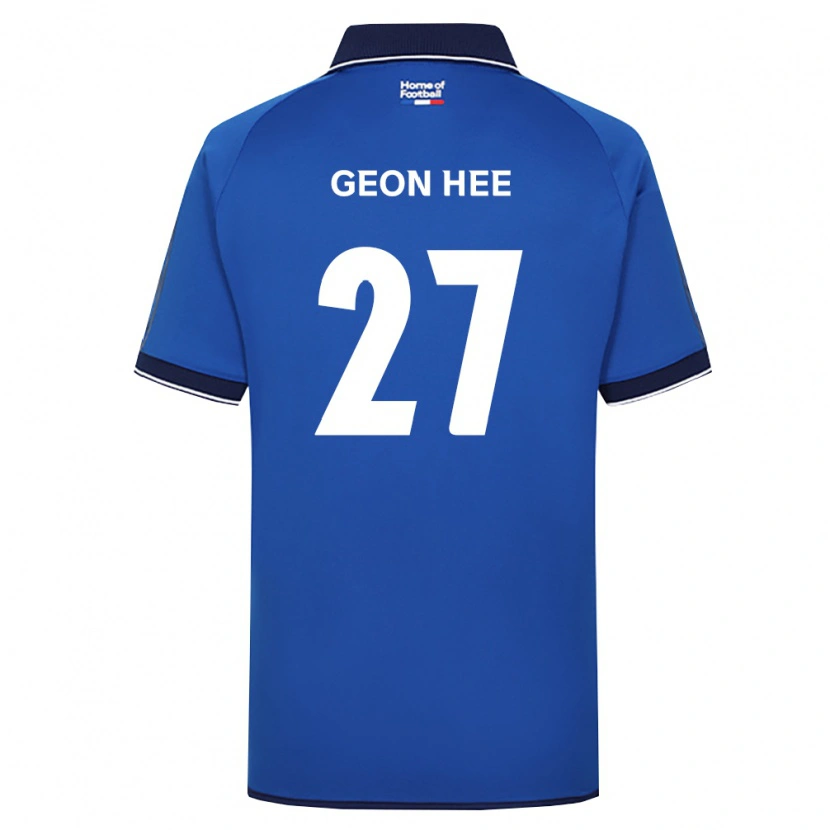 Danxen Damen Geon-Hee Lee #27 Königsblau Weiß Rot Heimtrikot Trikot 2026/27 T-Shirt Schweiz