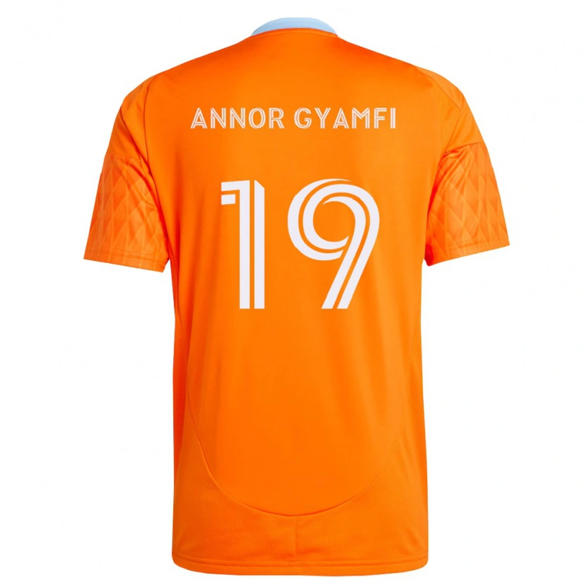 Danxen Damen Stephen Annor Gyamfi #19 Orange Weiß Heimtrikot Trikot 2026/27 T-Shirt Schweiz