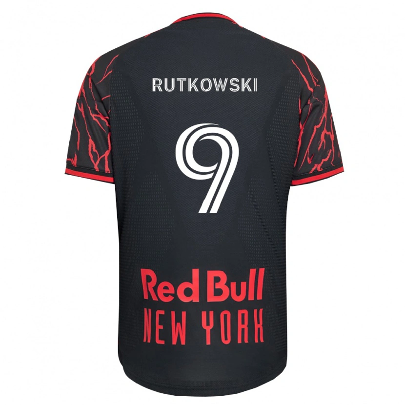 Danxen Damen David Rutkowski #9 Rot Schwarz Weiß Heimtrikot Trikot 2026/27 T-Shirt Schweiz