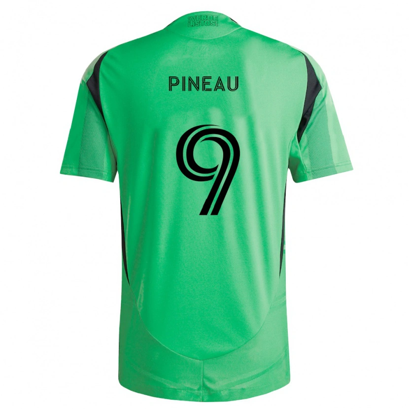 Danxen Damen Sebastien Pineau #9 Smaragdgrün Schwarz Heimtrikot Trikot 2026/27 T-Shirt Schweiz