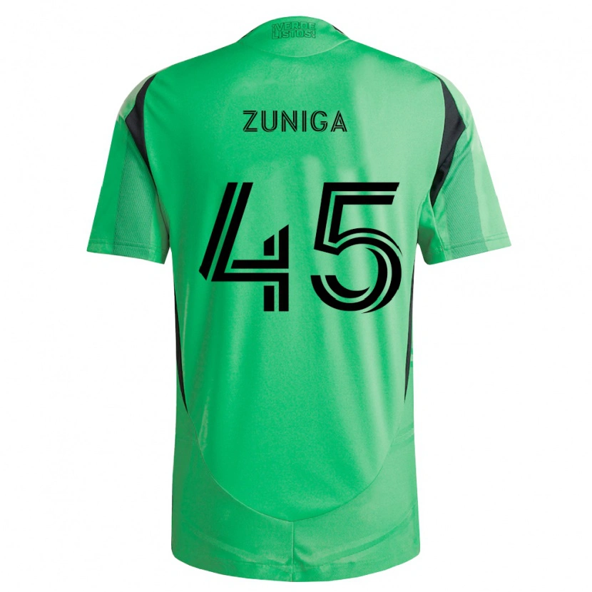 Danxen Damen Abner Zuñiga #45 Smaragdgrün Schwarz Heimtrikot Trikot 2026/27 T-Shirt Schweiz