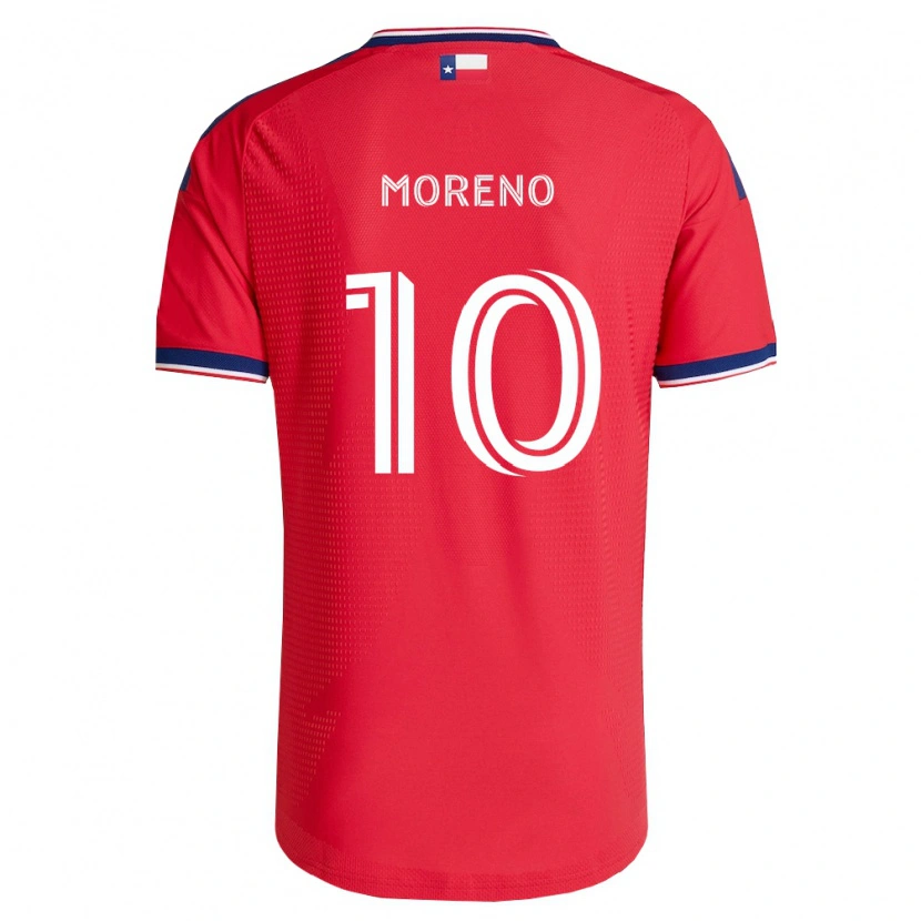 Danxen Damen Santiago Moreno #10 Rot Blau Weiß Heimtrikot Trikot 2026/27 T-Shirt Schweiz