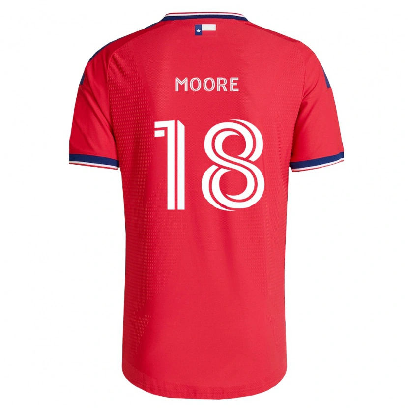 Danxen Damen Shaq Moore #18 Rot Blau Weiß Heimtrikot Trikot 2026/27 T-Shirt Schweiz