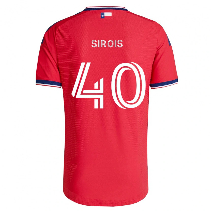 Danxen Damen Jonathan Sirois #40 Rot Blau Weiß Heimtrikot Trikot 2026/27 T-Shirt Schweiz
