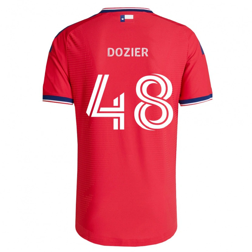 Danxen Damen Jonathon Dozier #48 Rot Blau Weiß Heimtrikot Trikot 2026/27 T-Shirt Schweiz