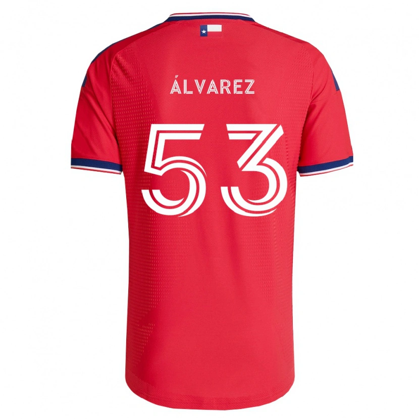 Danxen Damen Giomar Álvarez #53 Rot Blau Weiß Heimtrikot Trikot 2026/27 T-Shirt Schweiz
