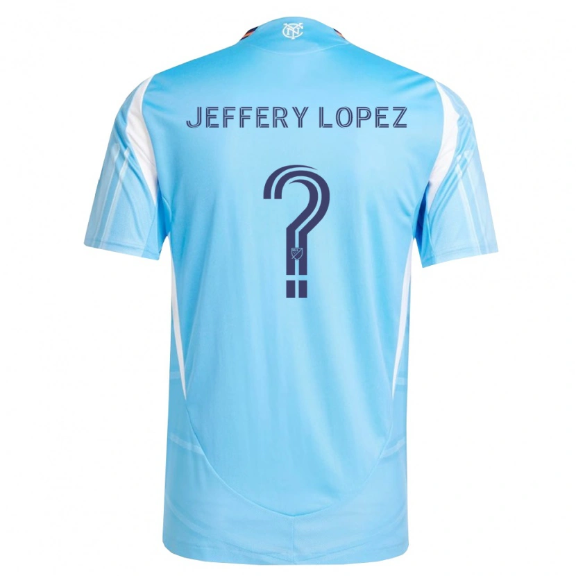 Danxen Damen Jeffery López #0 Himmelblau Weiß Heimtrikot Trikot 2026/27 T-Shirt Schweiz