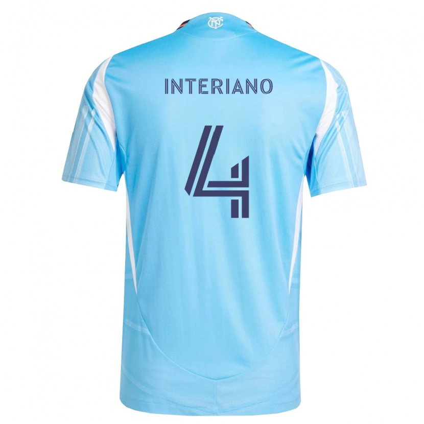 Danxen Damen Jeffrey Interiano #4 Himmelblau Weiß Heimtrikot Trikot 2026/27 T-Shirt Schweiz