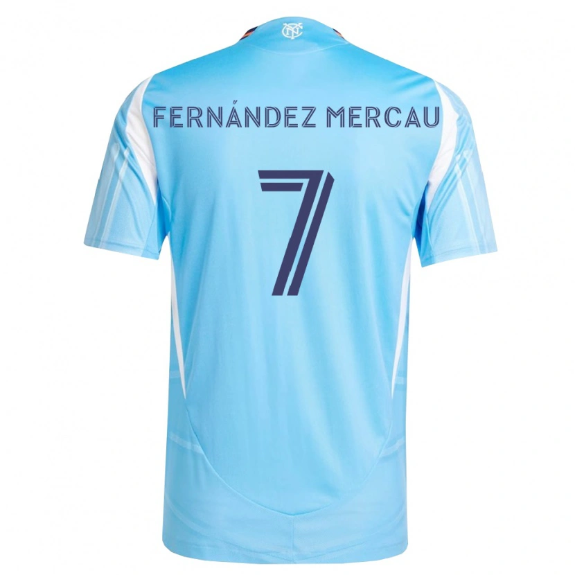 Danxen Damen Nicolás Fernández Mercau #7 Himmelblau Weiß Heimtrikot Trikot 2026/27 T-Shirt Schweiz