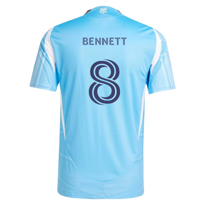 Danxen Damen Jaheem Bennett #8 Himmelblau Weiß Heimtrikot Trikot 2026/27 T-Shirt Schweiz