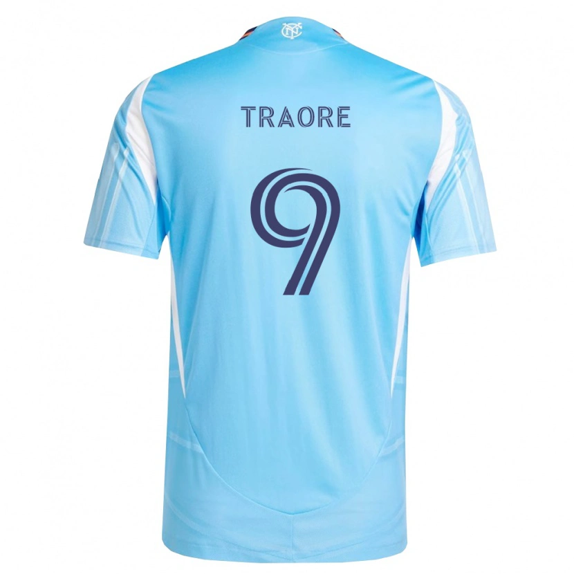 Danxen Damen Bénie Traoré #9 Himmelblau Weiß Heimtrikot Trikot 2026/27 T-Shirt Schweiz