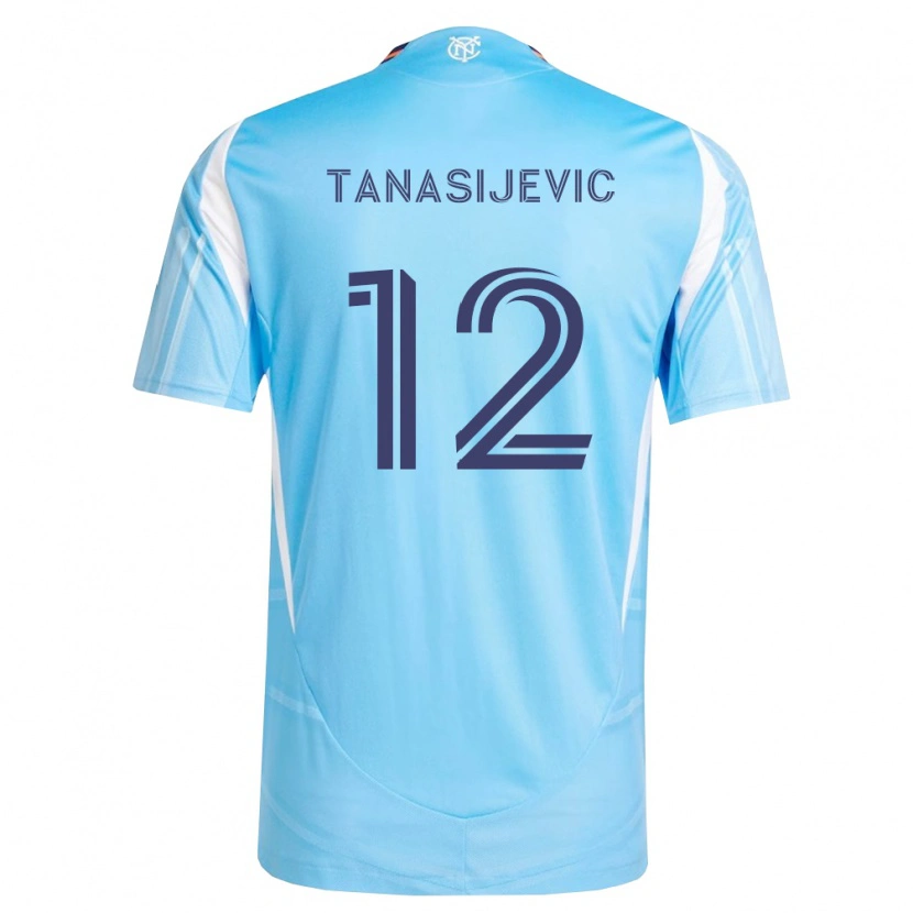 Danxen Damen Strahinja Tanasijevic #12 Himmelblau Weiß Heimtrikot Trikot 2026/27 T-Shirt Schweiz