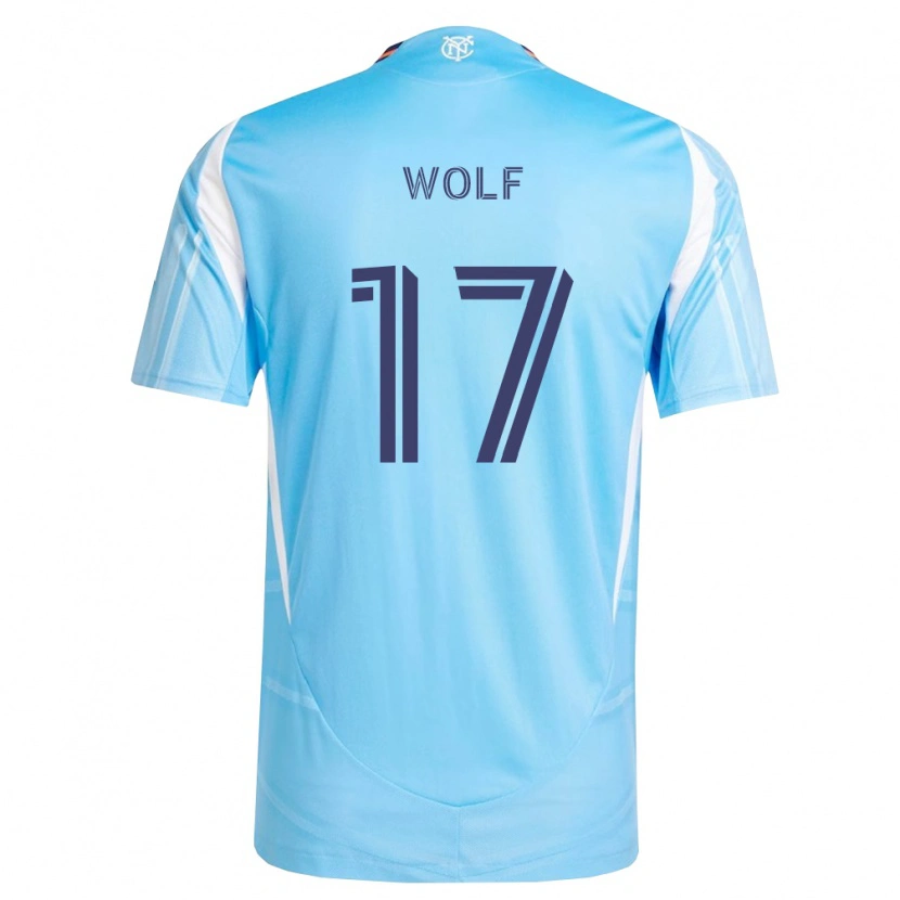 Danxen Damen Hannes Wolf #17 Himmelblau Weiß Heimtrikot Trikot 2026/27 T-Shirt Schweiz