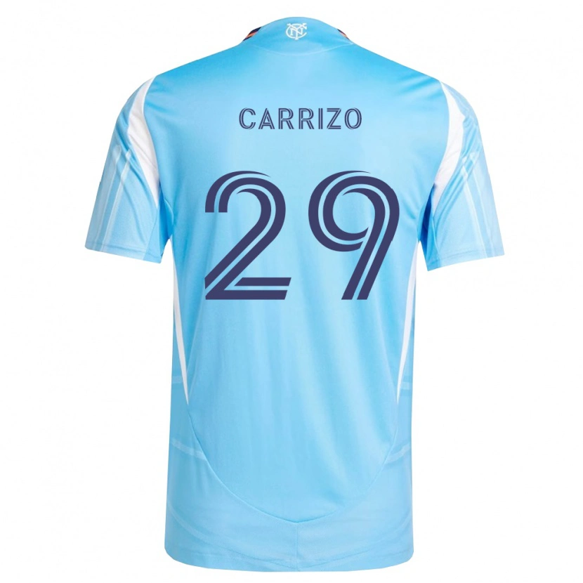 Danxen Damen Máximo Carrizo #29 Himmelblau Weiß Heimtrikot Trikot 2026/27 T-Shirt Schweiz
