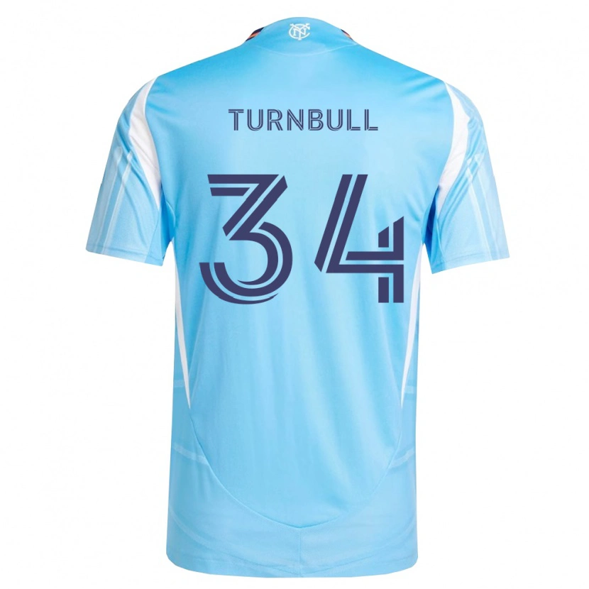 Danxen Damen Stephen Turnbull #34 Himmelblau Weiß Heimtrikot Trikot 2026/27 T-Shirt Schweiz