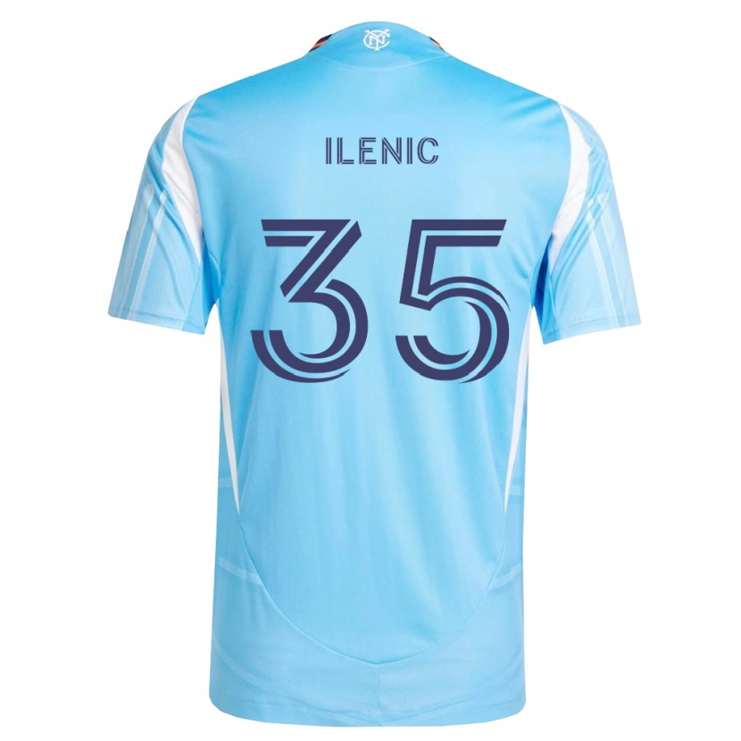 Danxen Damen Mitja Ilenic #35 Himmelblau Weiß Heimtrikot Trikot 2026/27 T-Shirt Schweiz