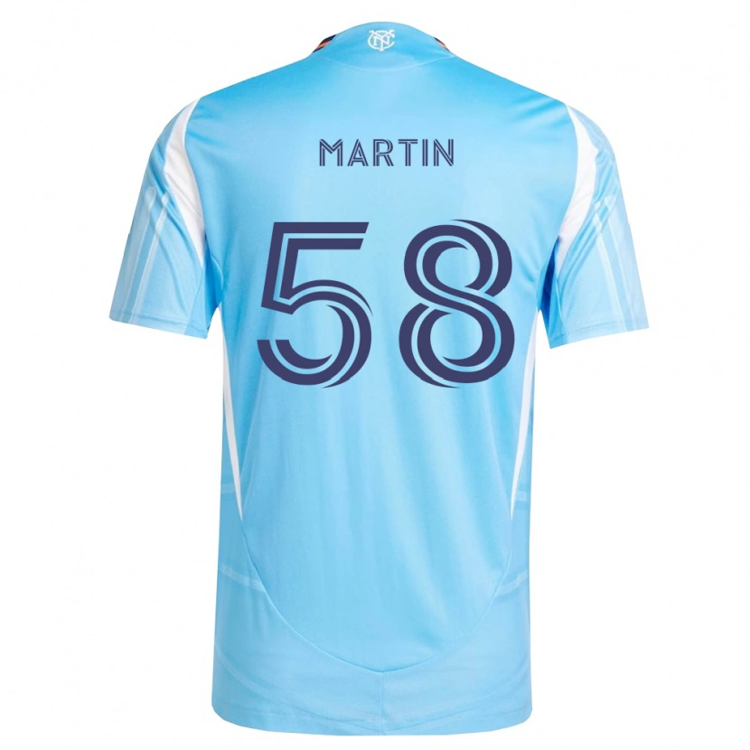 Danxen Damen Eóin Martin #58 Himmelblau Weiß Heimtrikot Trikot 2026/27 T-Shirt Schweiz