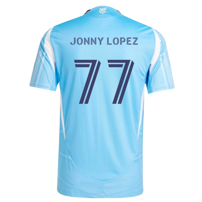 Danxen Damen Jonny Lopez #77 Himmelblau Weiß Heimtrikot Trikot 2026/27 T-Shirt Schweiz