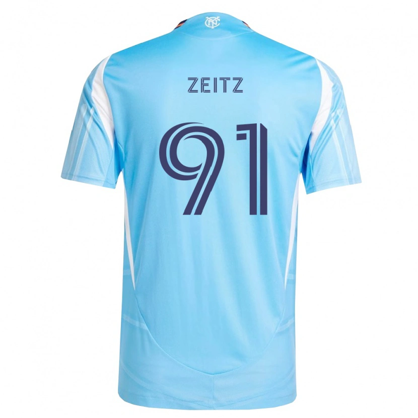 Danxen Damen Uriel Zeitz #91 Himmelblau Weiß Heimtrikot Trikot 2026/27 T-Shirt Schweiz